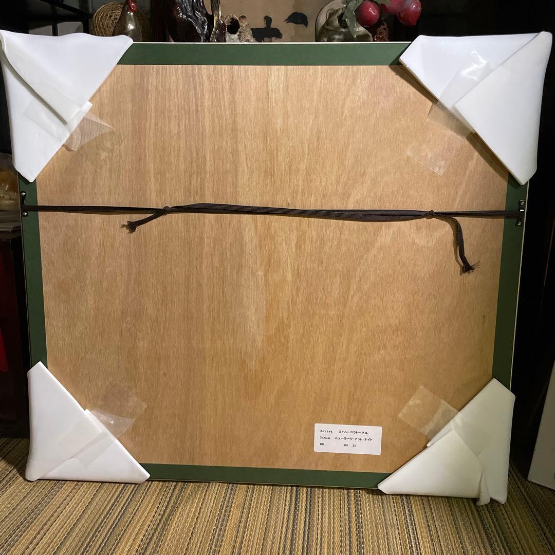 ヨハン•ペラトーネル正規品！(ニューヨーク•アット•ナイト）作品証明書付三都美術