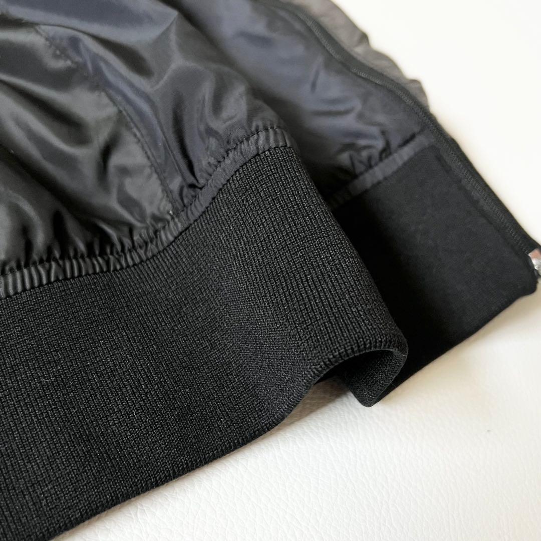 3314【美品】ラフアンドスウェル　スニードジャック 蓄熱 パッチワーク 黒