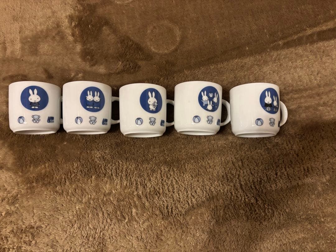miffy ローソン　ミッフィー　トランク　コップ、お皿各5客