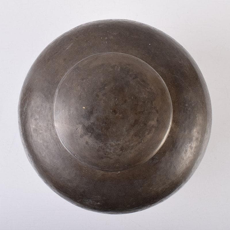 くろむ　古錫　鮎銅銘　大茶壷　茶心壷　重さ約1711ｇ　M　R8997H