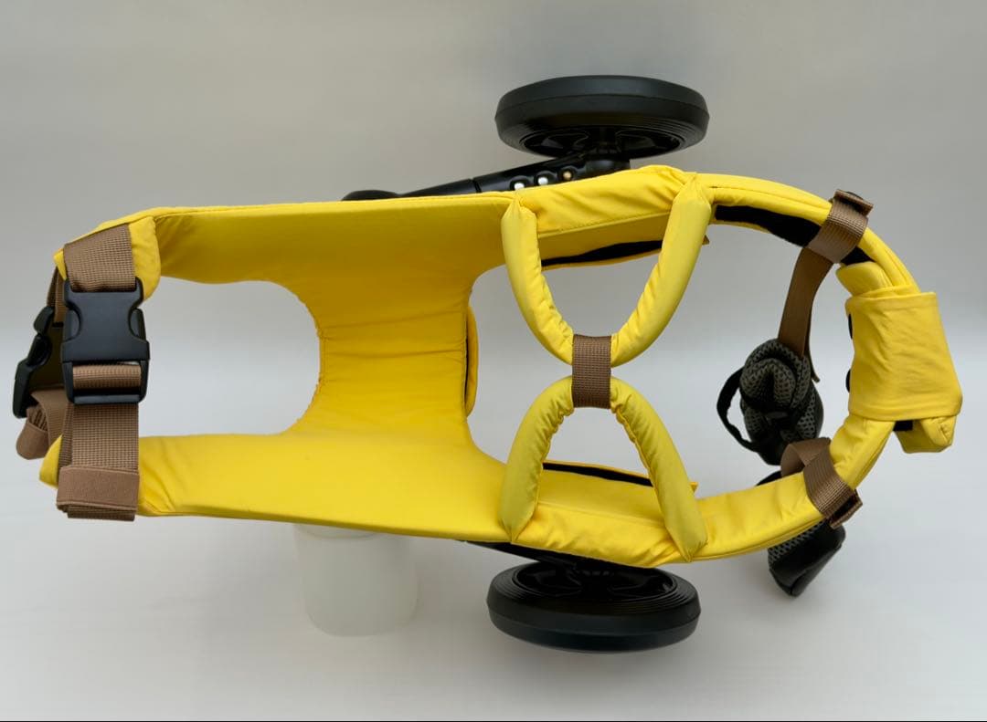 WANCORO 犬用車いす イエロー レギュラーサイズ