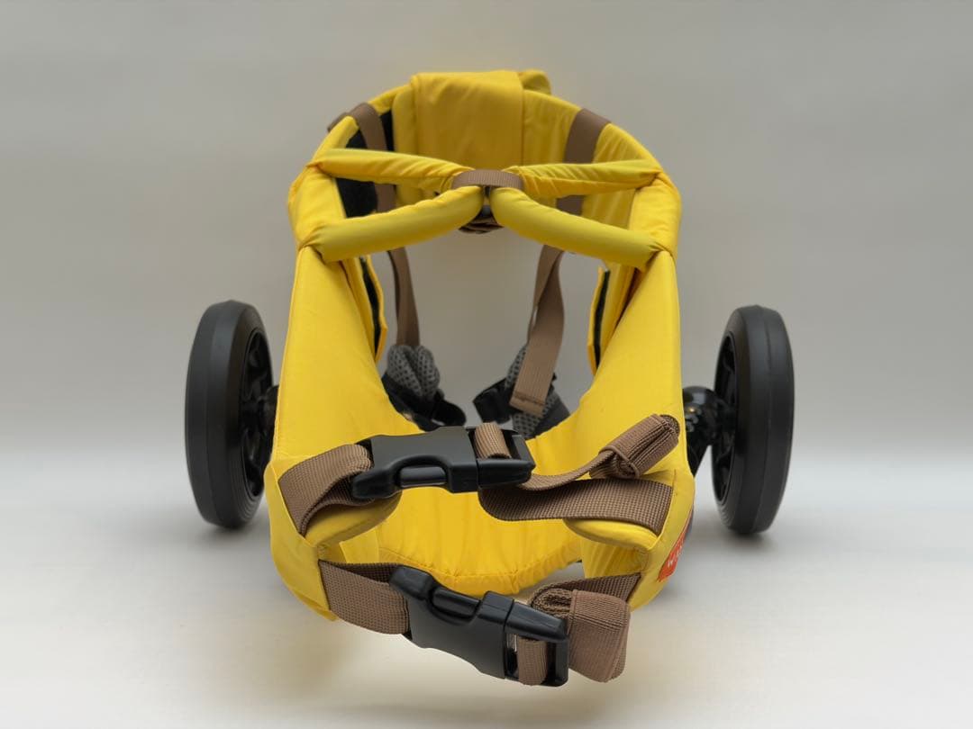 WANCORO 犬用車いす イエロー レギュラーサイズ