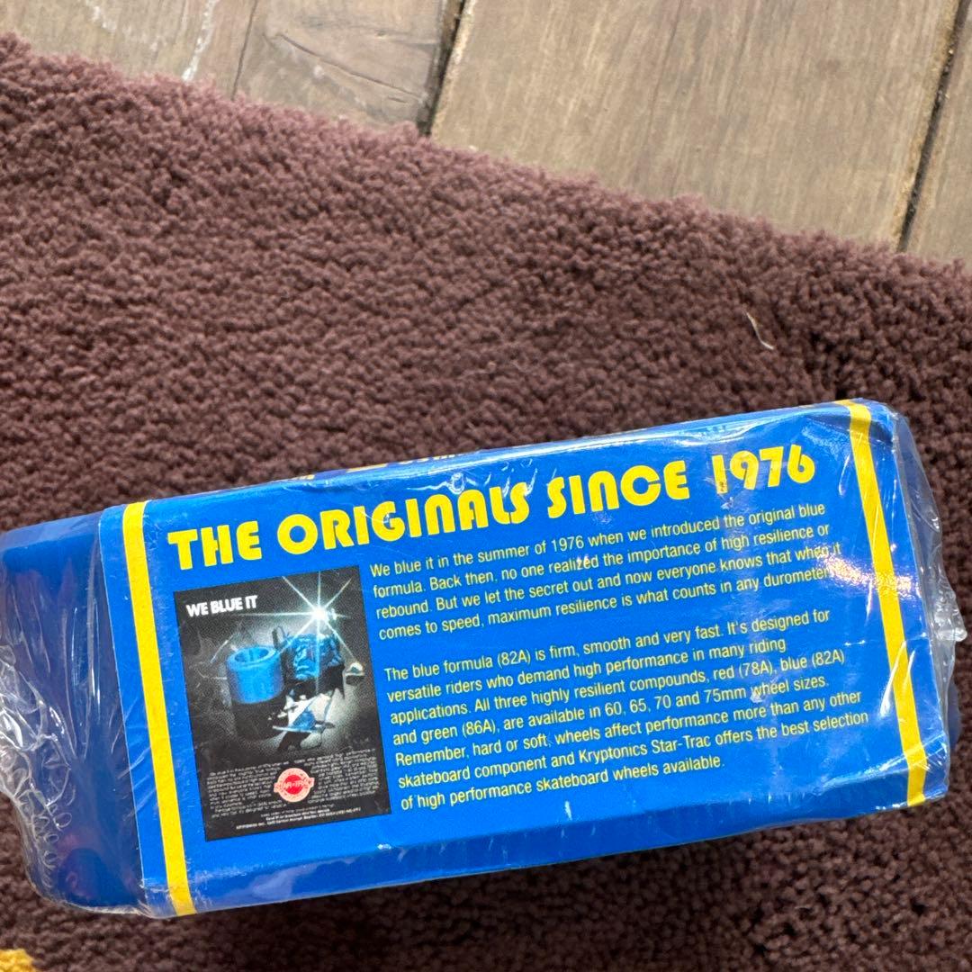 Kryptonics Star-Trac 70mm82a青ウィール4個セット