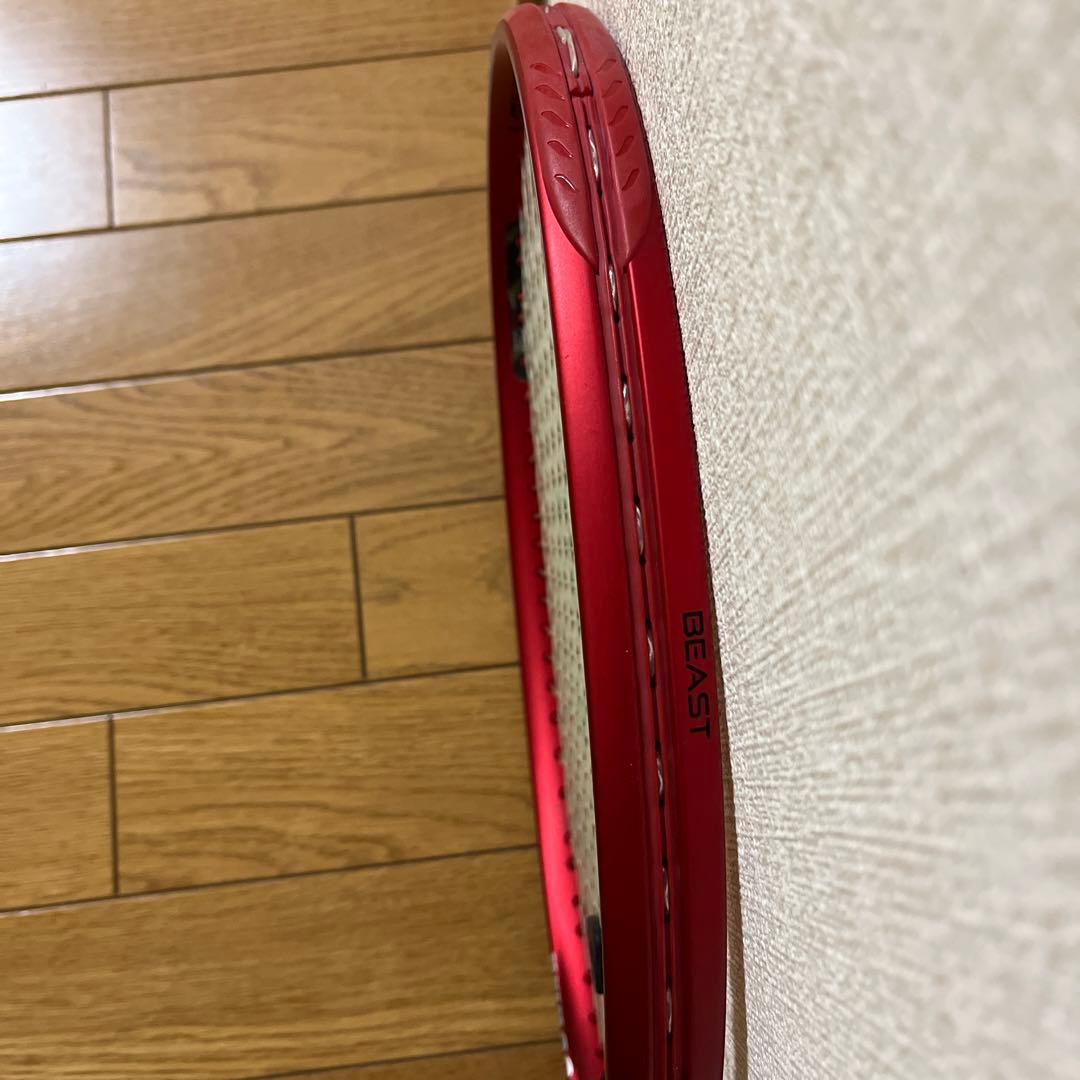 Prince Beast テニスラケット レッド [美品] 280g G2