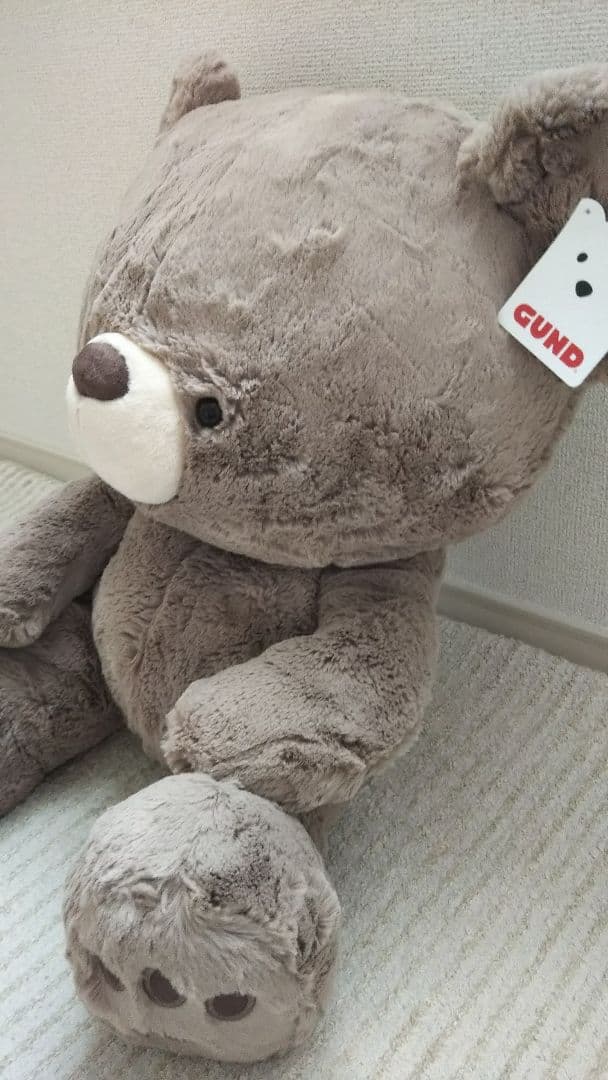 GUND ぬいぐるみ 特大 くま モカ ふわふわ 癒し♪