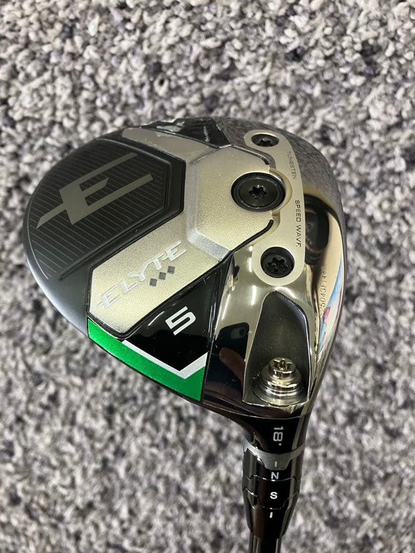 美品キャロウェイELYTEトリプルダイヤ♦︎♦︎♦︎5W 18° S 42.5インチ