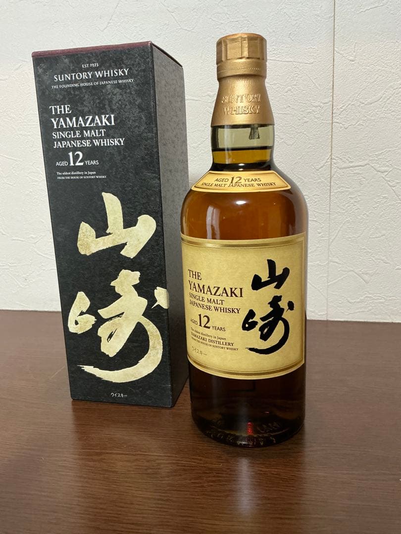 山崎 12年 シングルモルトウイスキー 700ml （新品・未開栓）