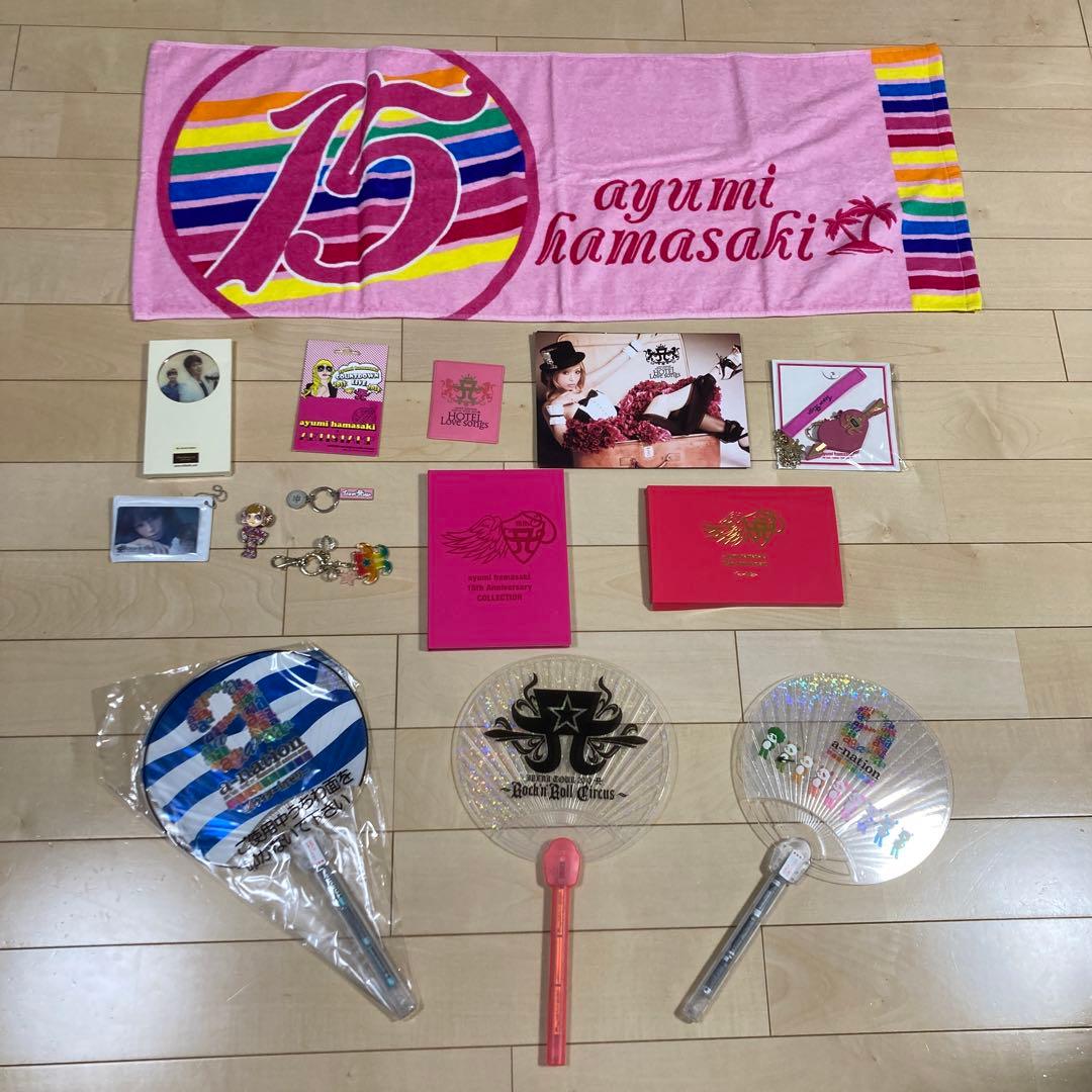 浜崎あゆみ　あゆ　グッズ　まとめ売り　バック　　　Tシャツ　パーカー　うちわなど