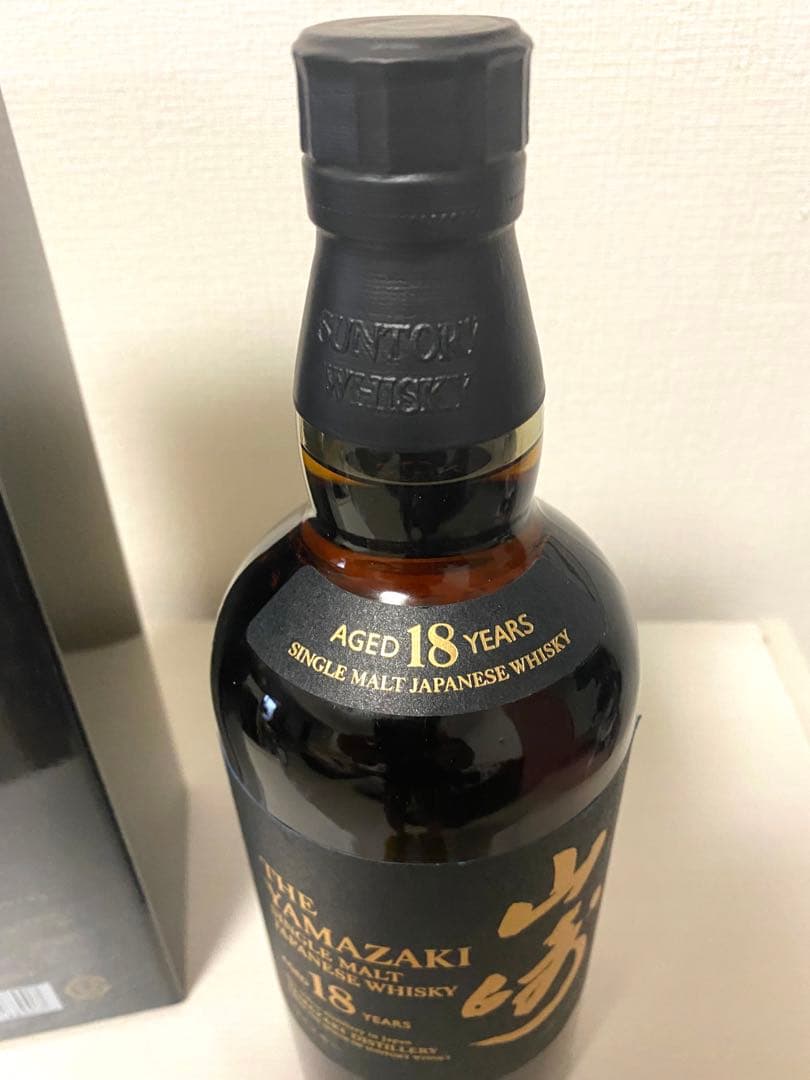 （希少）サントリー　シングルモルトウィスキー　山崎１８年　旧ボトル