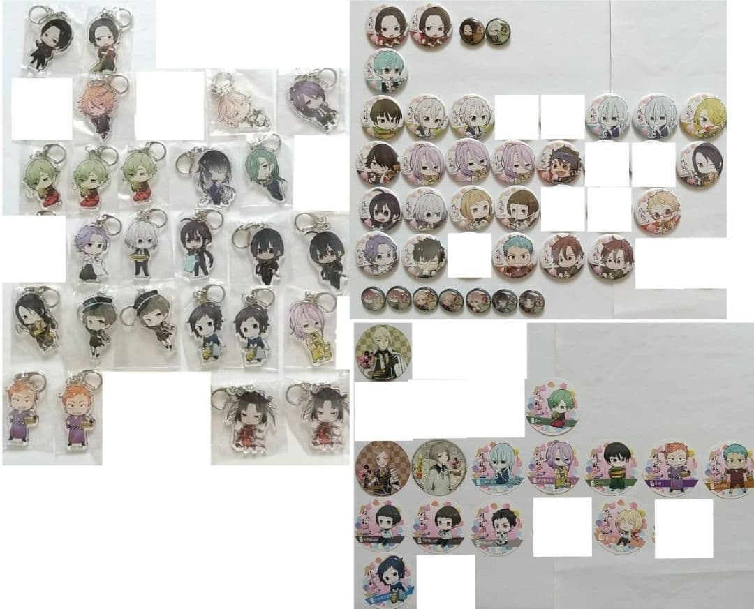 刀剣乱舞 とうらぶ 花丸 アニカフェ アクキー 缶バッジ コースター