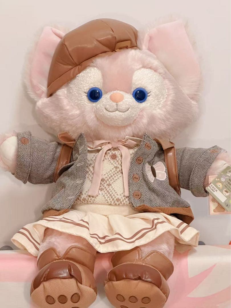 セール❗️お顔厳選　上海ディズニー　スクール　リーナベルぬいぐるみ Mサイズ