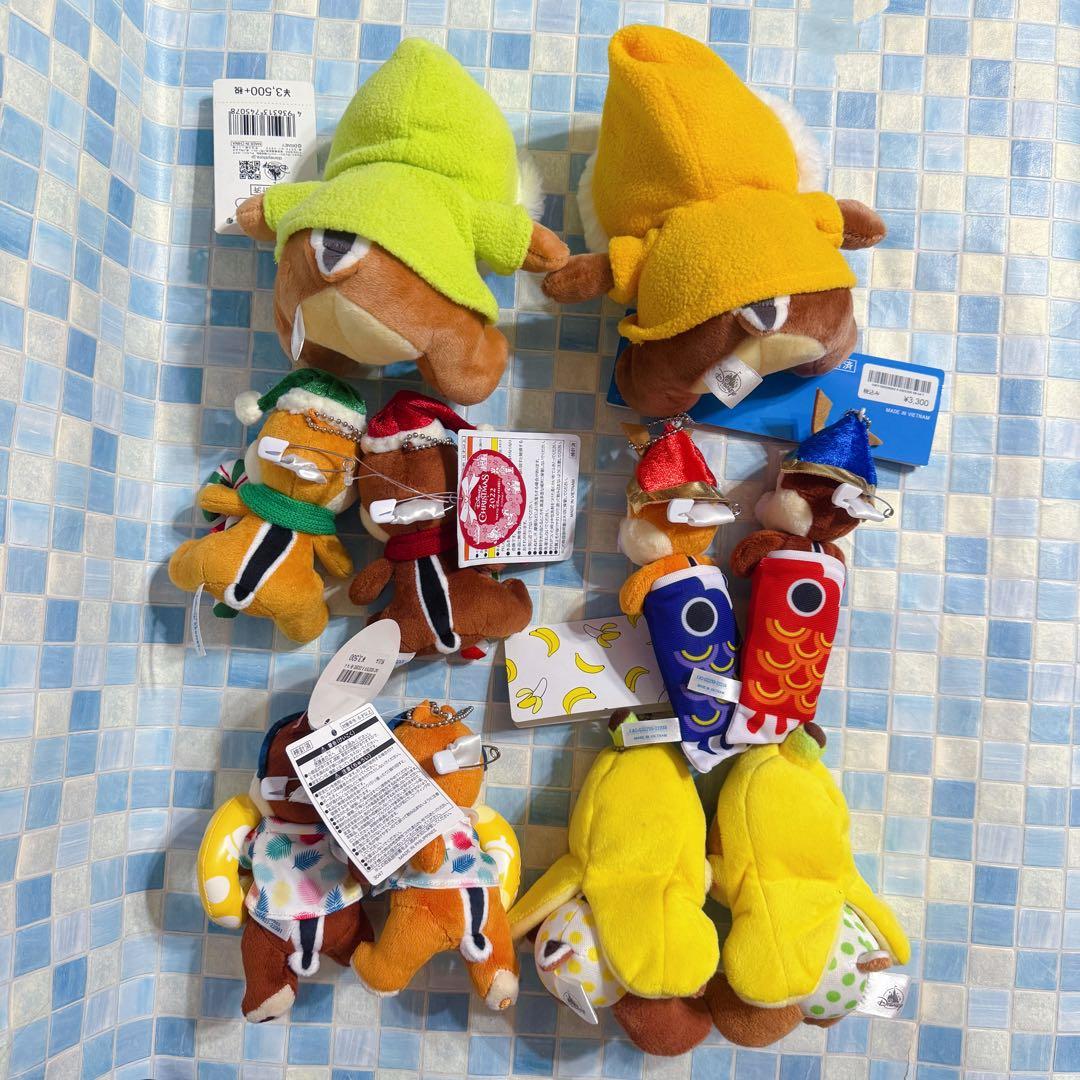 ディズニー　チップとデール　ペアセットx5セット