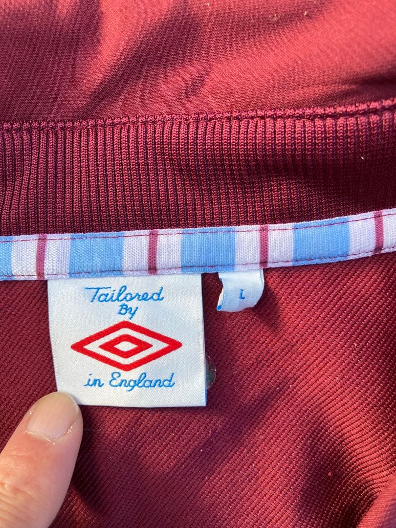 【希少カラー】UMBRO×マンチェスターシティ/ピステ/ドリルトップ/XL