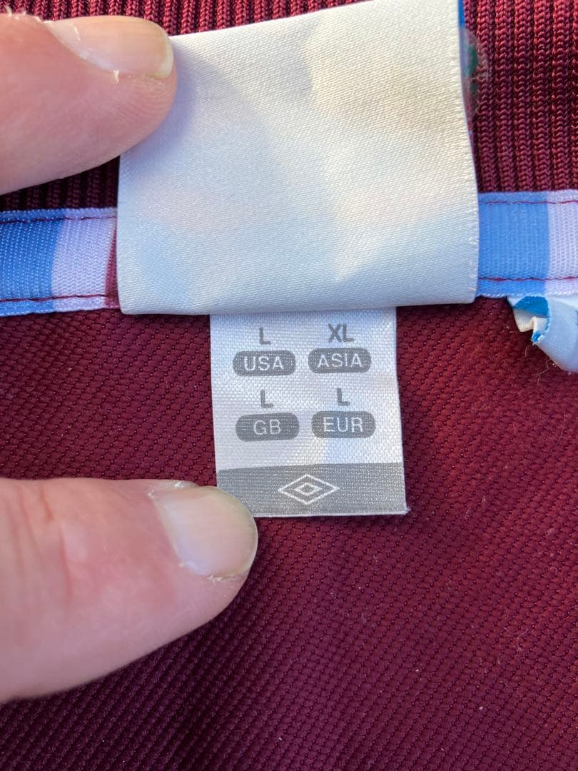 【希少カラー】UMBRO×マンチェスターシティ/ピステ/ドリルトップ/XL