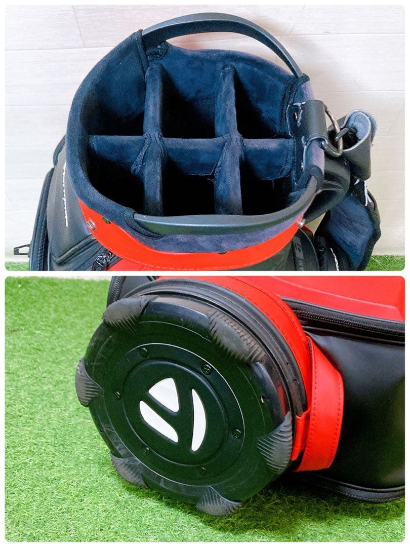 H テーラーメイド　ステルス　ゴルフクラブケース　キャディーバッグ　3点式