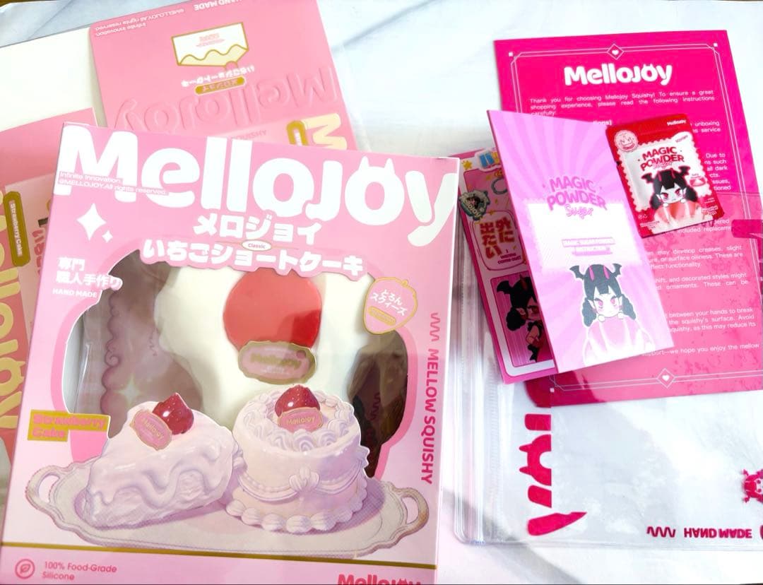 mellojoy メロジョイ スクイーズ いちごショートケーキ スライス
