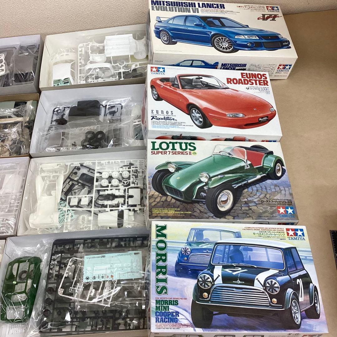 タミヤ 1/24 スポーツカーシリーズ　8個セット モーリス・ミニクーパー等