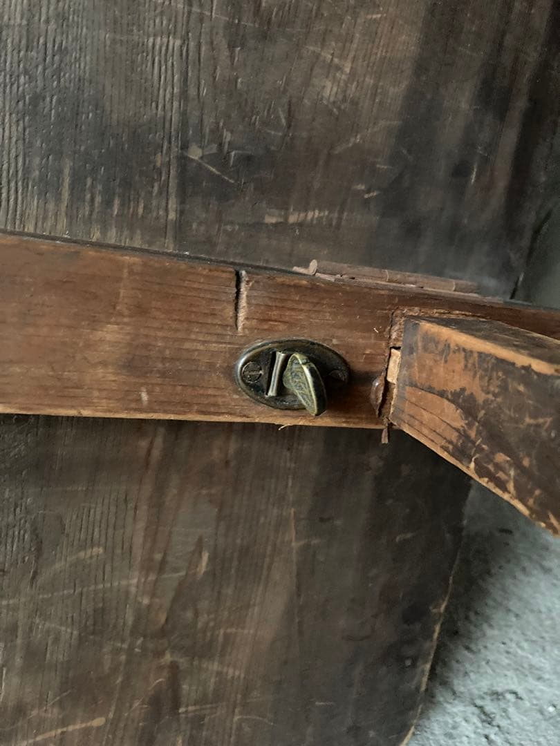 古道具　長い文机　古物