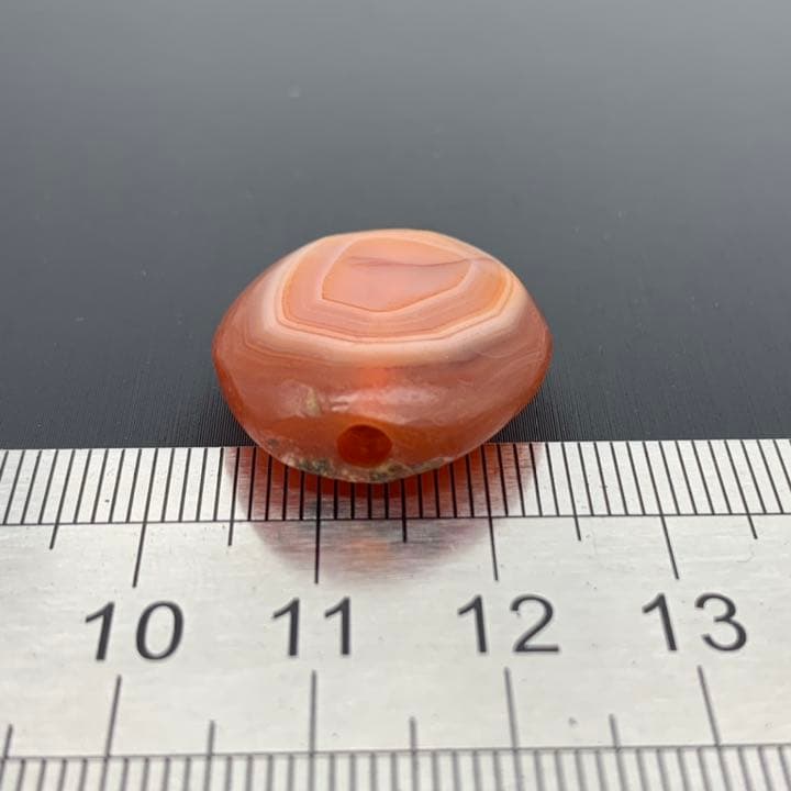 【アンティーク ビーズ】アンティーク カーネリアン ビーズ 21.3mm