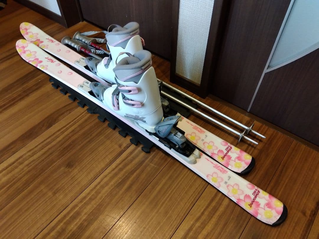 ✨️綺麗✨️HART/学生・ご柄な女性用/スキーセット/メンテ・WAX済✔軽量