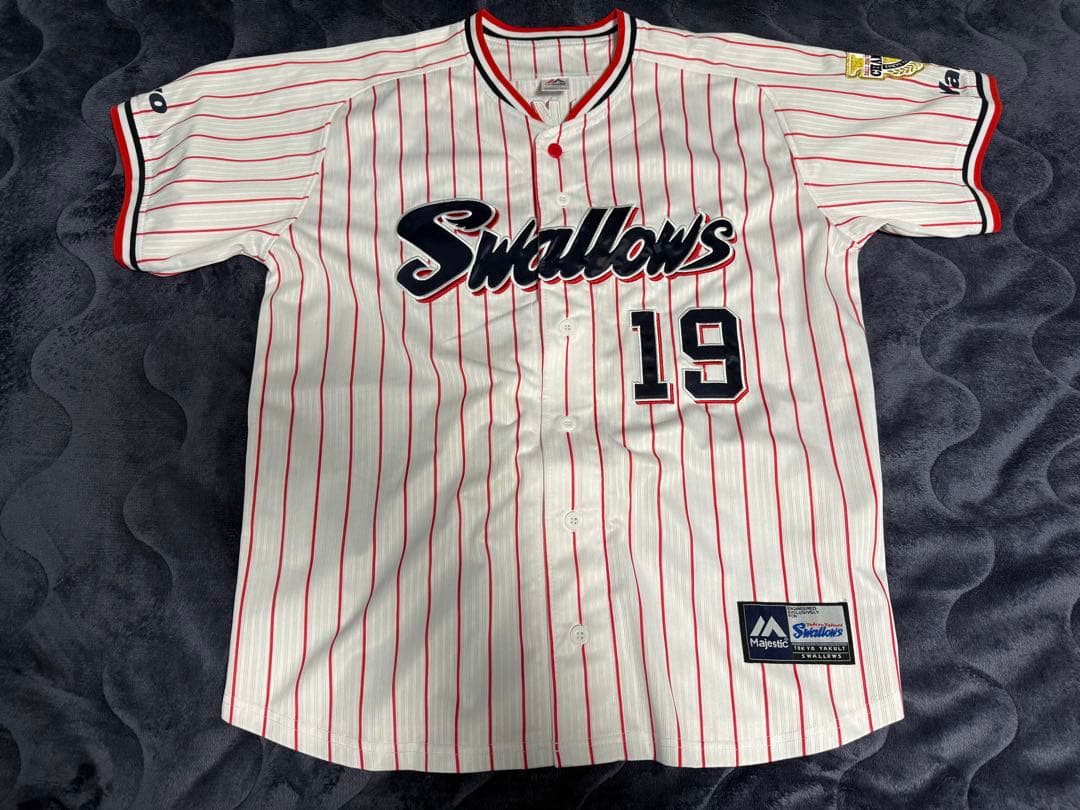 ヤクルトスワローズ 石川選手 2022年セリーグ優勝記念ユニフォーム Lサイズ