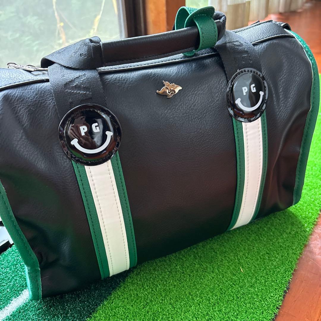 PEARLY GATES キャディバッグ ブラック/グリーン