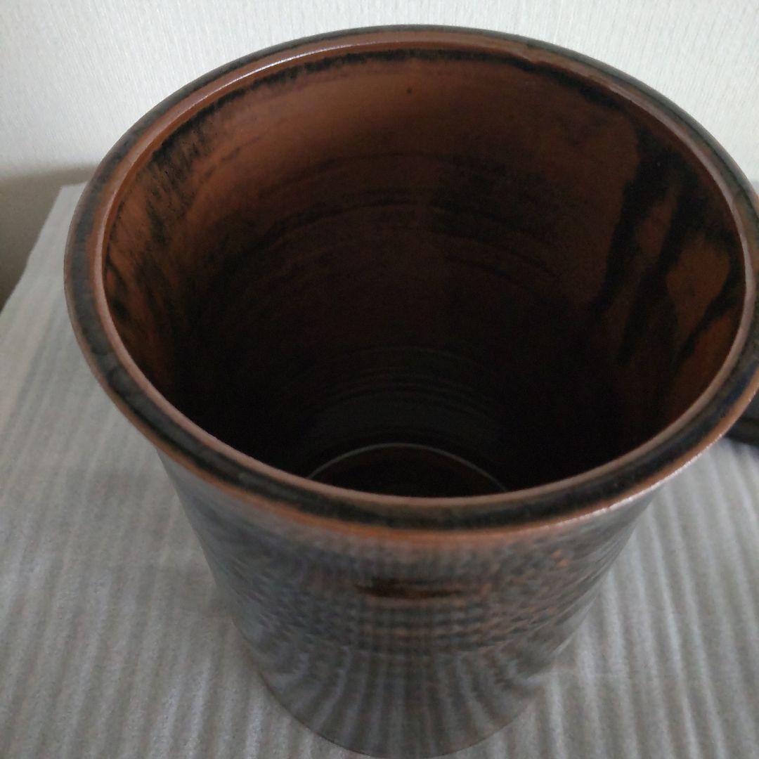 【茶道具】古瀬戸 中置 細水差 杉浦文泰作　共箱