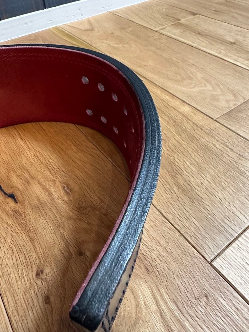 SBD トレーニング・パワーベルト Sサイズ　ブラック/レッド