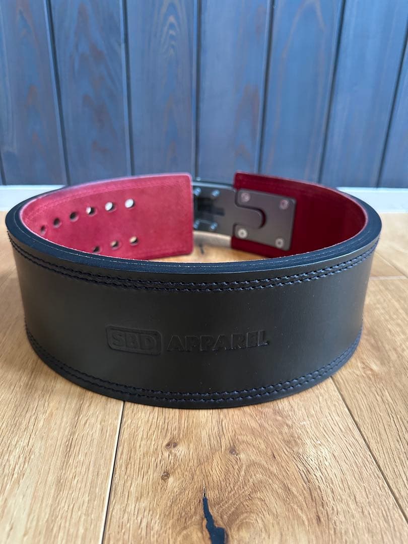 SBD トレーニング・パワーベルト Sサイズ　ブラック/レッド