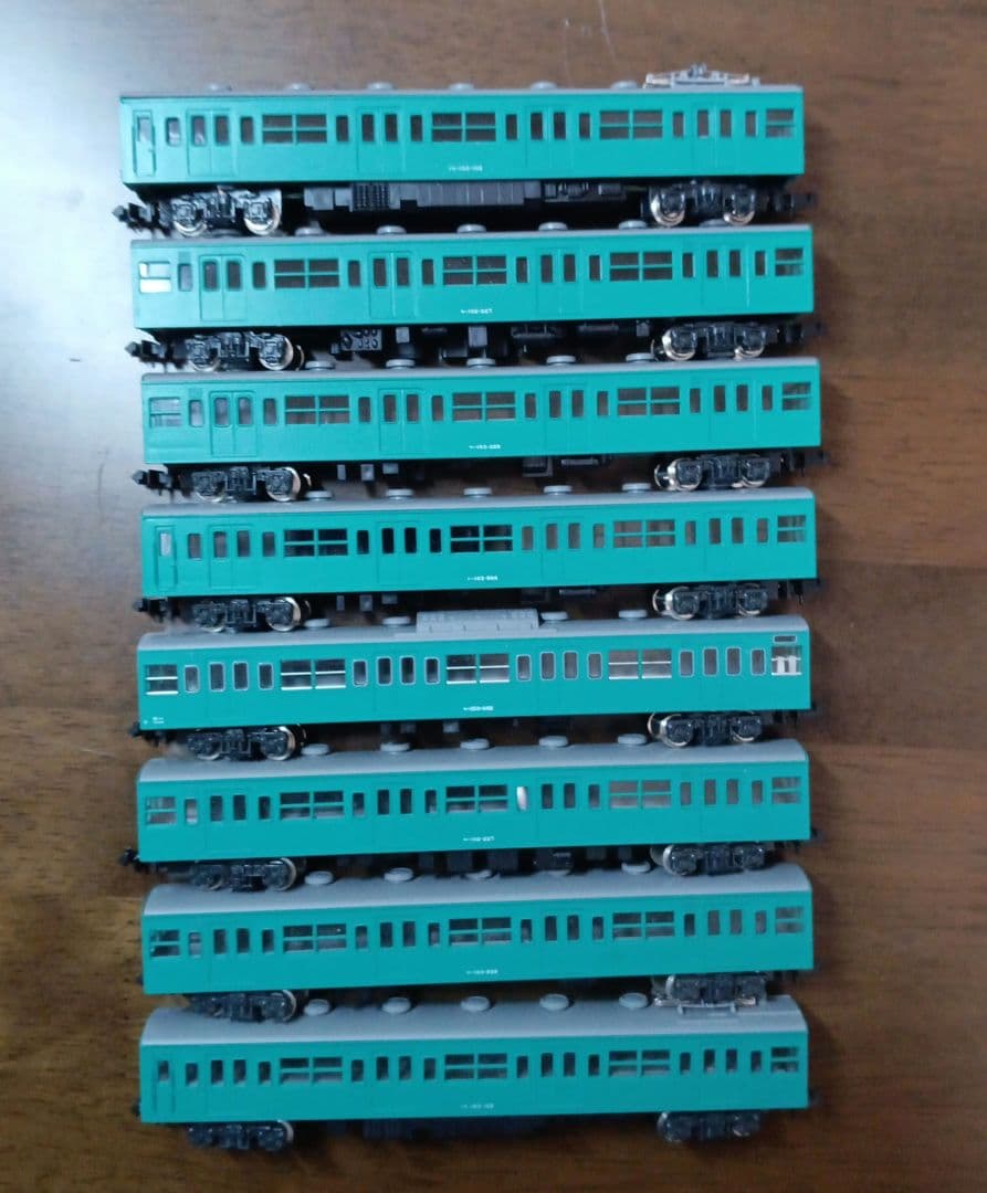 103系電車　エメラルドグリーン　8両　カトー