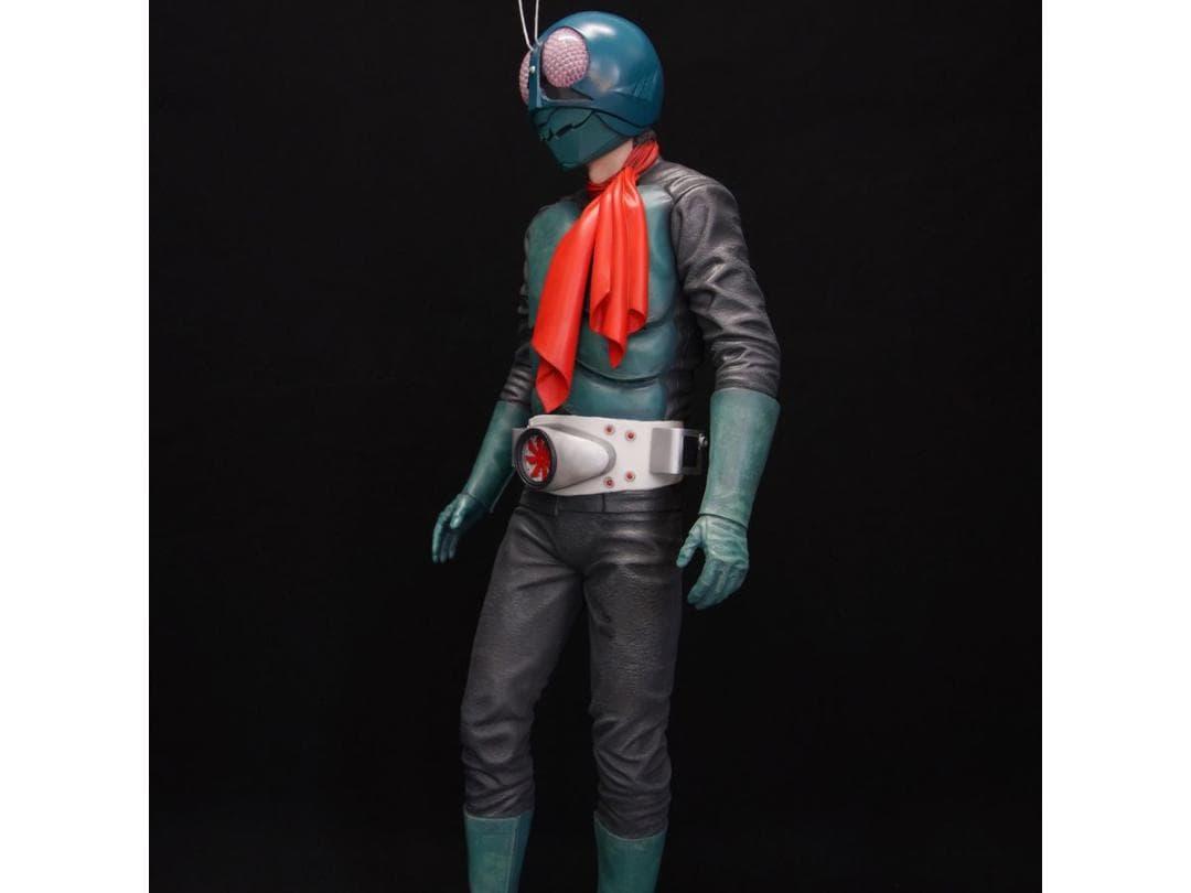 【未使用】1/4 海洋堂 メガソフビコレクション No.6 仮面ライダー 旧1号