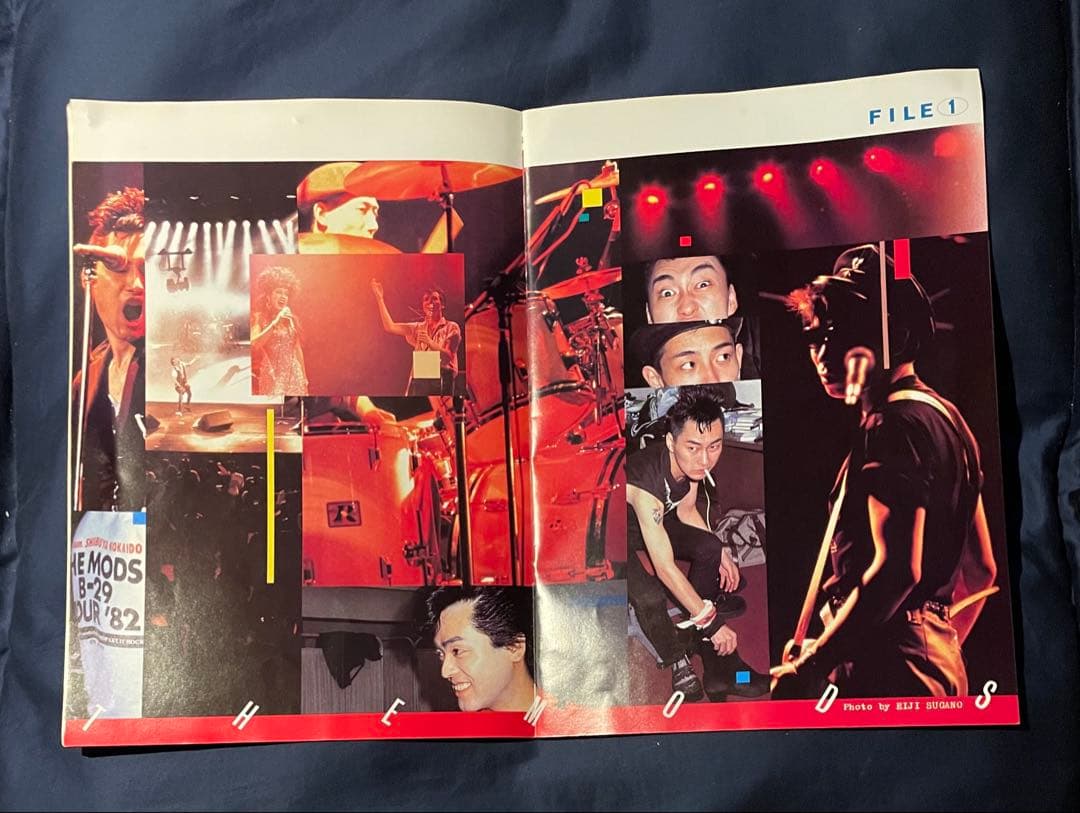 【貴重 THE MODS 1983 FILE TOUR パンフレット 一風堂】
