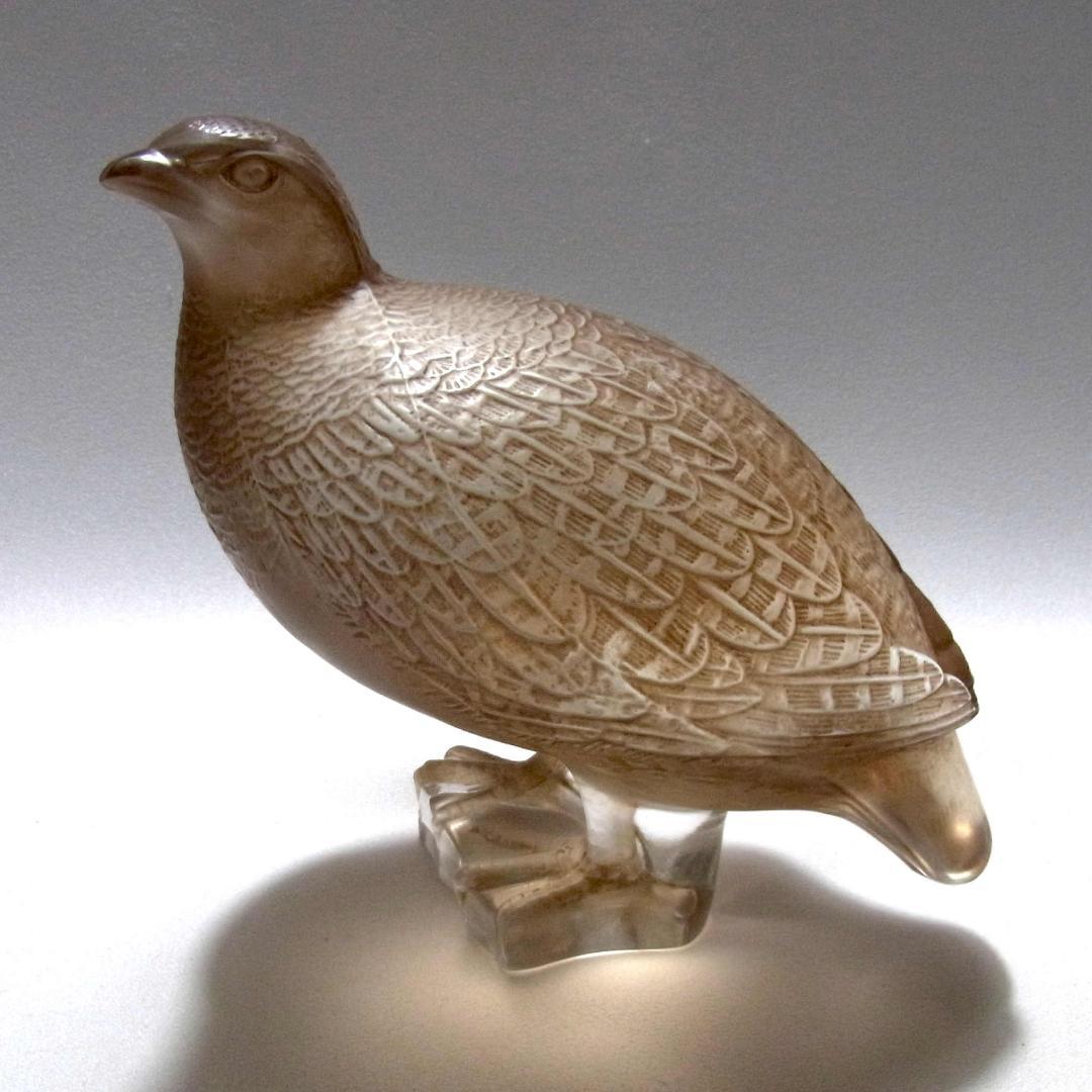 ルネ・ラリック R. Lalique うずら Perdrix Inquiete