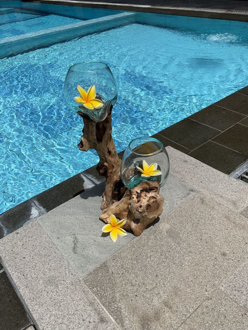 【新入荷】フィッシュボール(天然木ガラス水槽)Mサイズ2個口