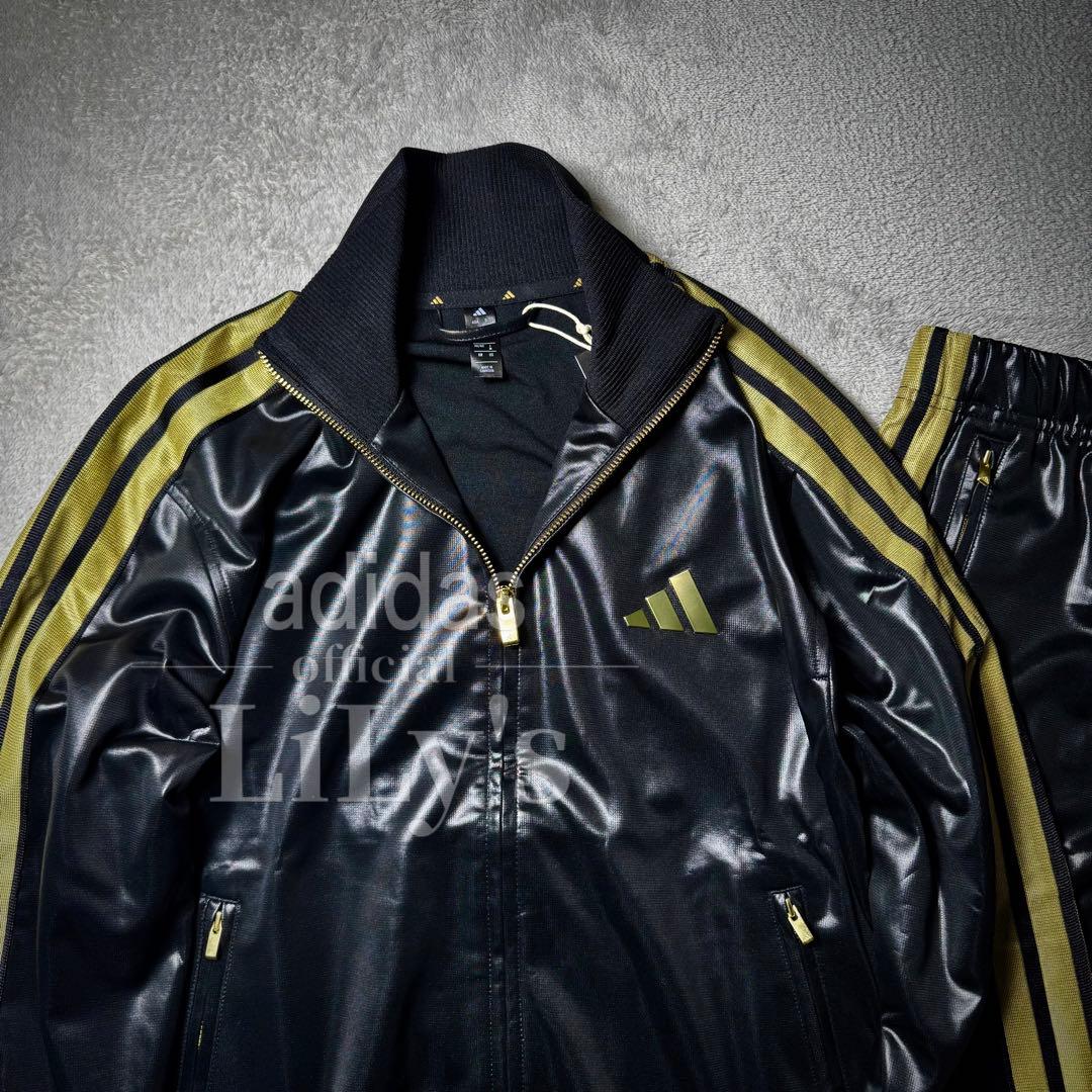 【2XLサイズ】アディダス　上下セットアップ　黒金　新品　定価22,550円