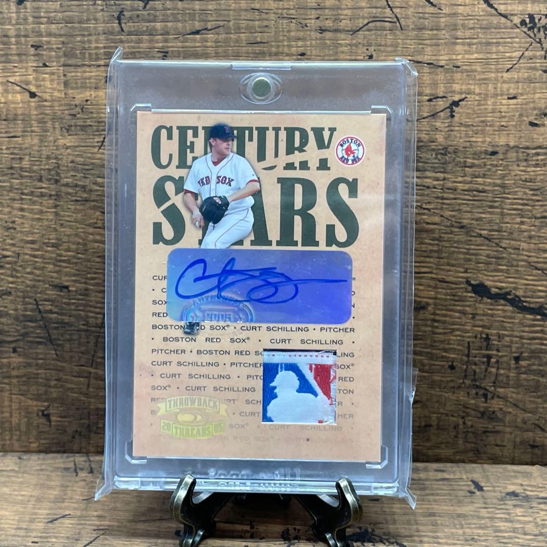 激レア カートシリング 世界5枚限定 ロゴマン 直筆サインカード レッドソックス