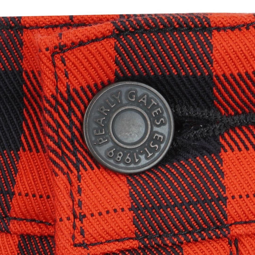 新品【パーリーゲイツ】ロゴ刺繍 ハイパーストレッチ ゴルフパンツ 4(w78 )