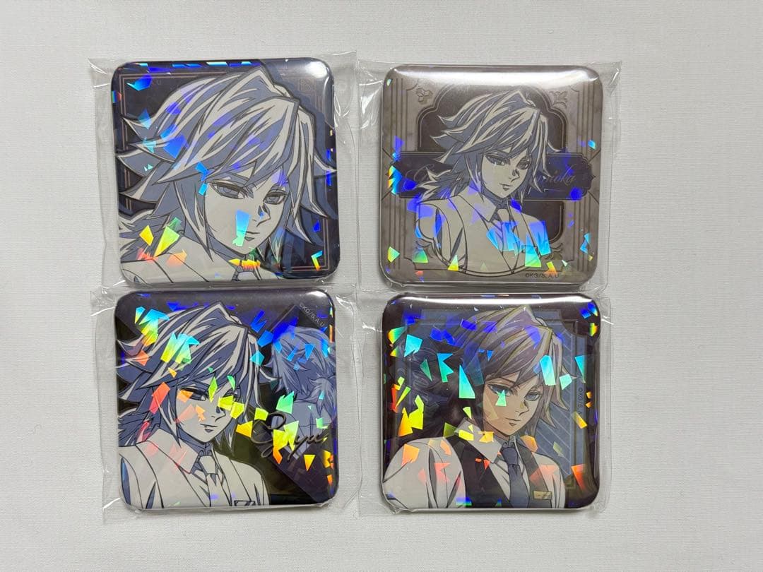 ★ 鬼滅の刃　モクテル　ロト　第二弾　缶バッジ　冨岡義勇　4個