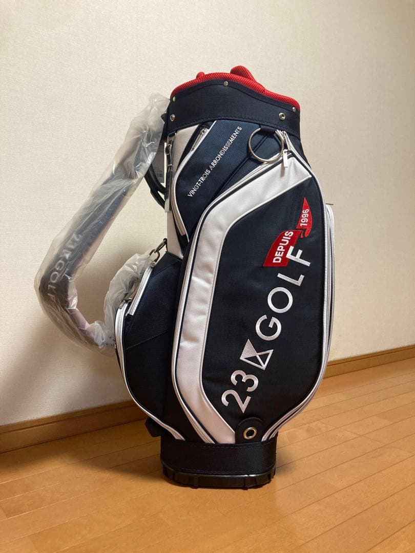 ［超売れ筋］23区GOLF キャディバッグ　セルフスタンド収納型　ユニセックス