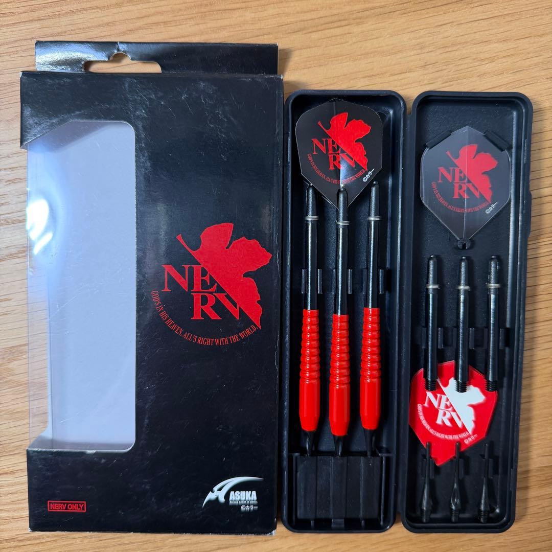 未使用 エヴァンゲリオン NERV ダーツボード ハードダーツ ASUKA 廃盤