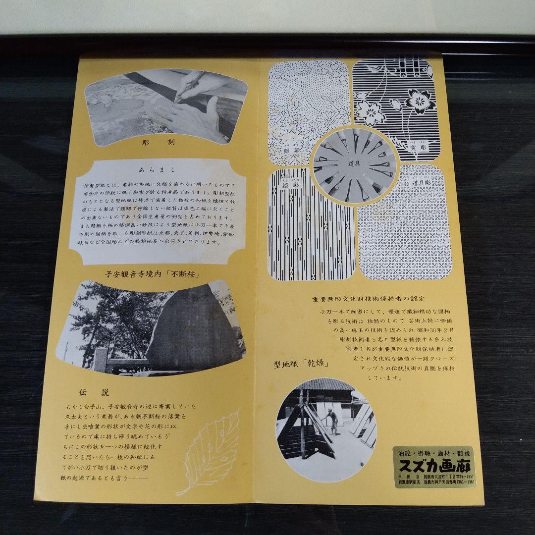 伊勢型紙、無形文化財、