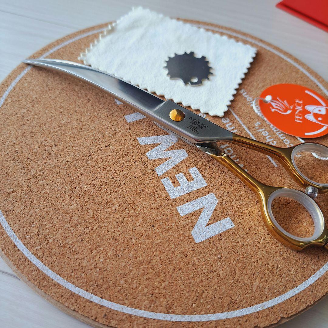 新品★フェニーチェ カーブシザー★7in トリミングシザー