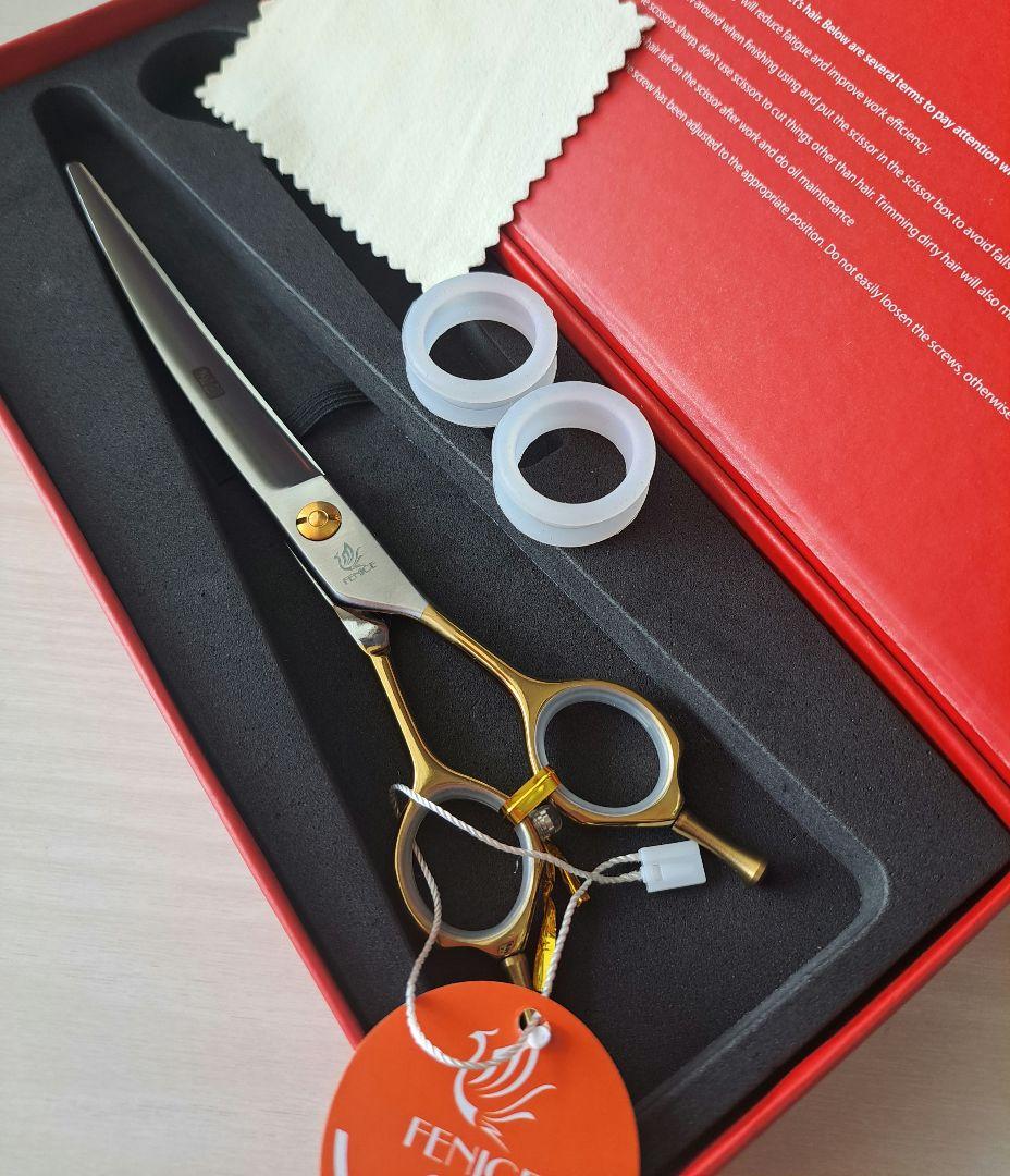 新品★フェニーチェ カーブシザー★7in トリミングシザー