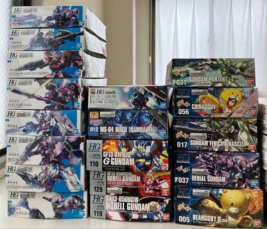 ガンプラ 素組み まとめ売り 39体 HGガンダム ジャンク品