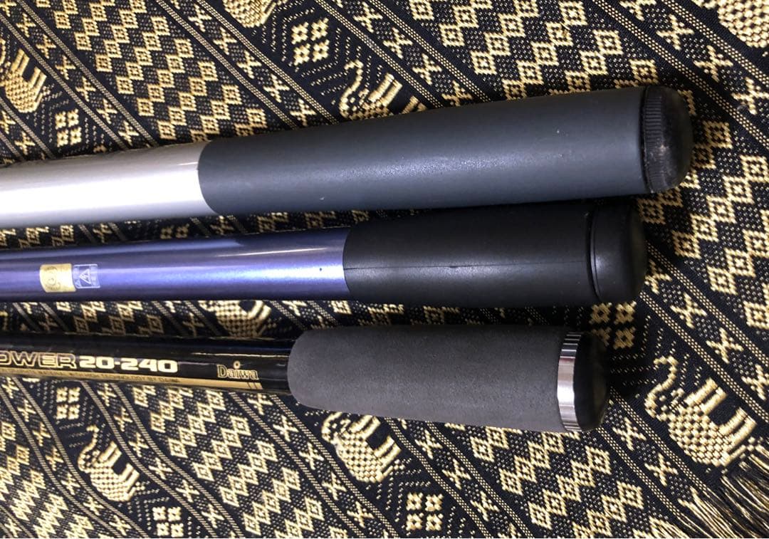 国内一流メーカー　SHIMANO＆Daiwa投げ竿 3本セット