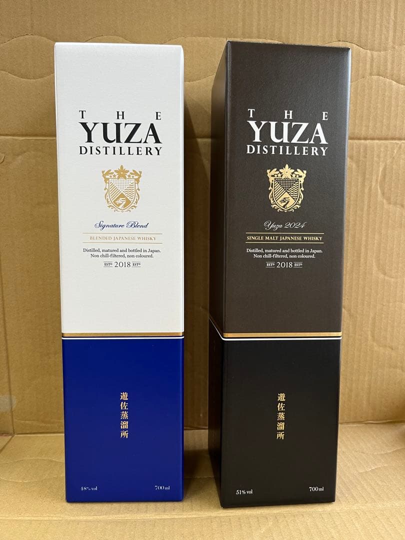 遊佐蒸留所　ＹＵZAシグネチャーブレンドとシングルモルト2024の2本セット