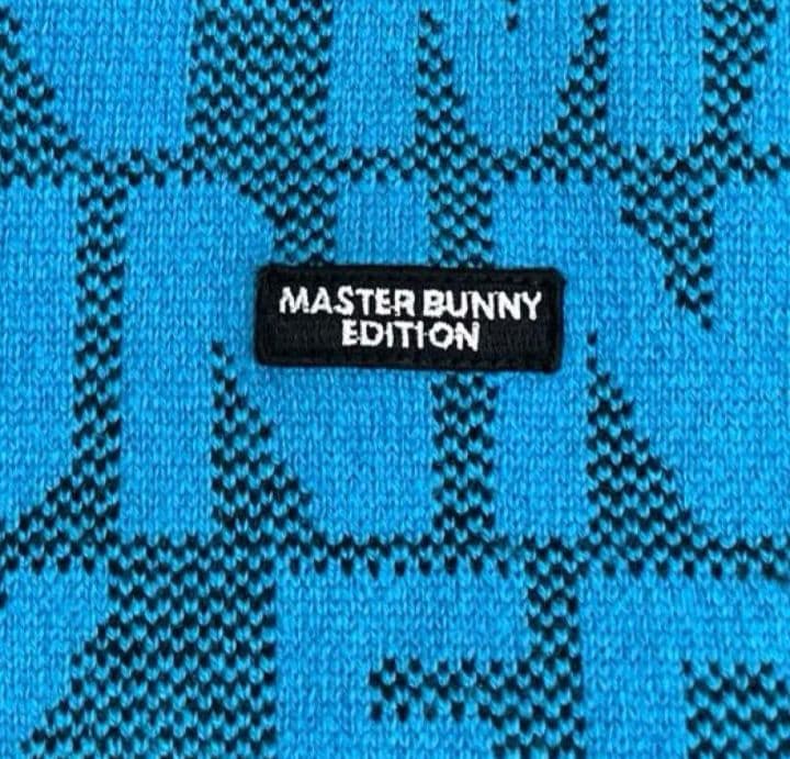 MASTER BUNNY マスターバニー ロゴクルーネックニットプルオーバー