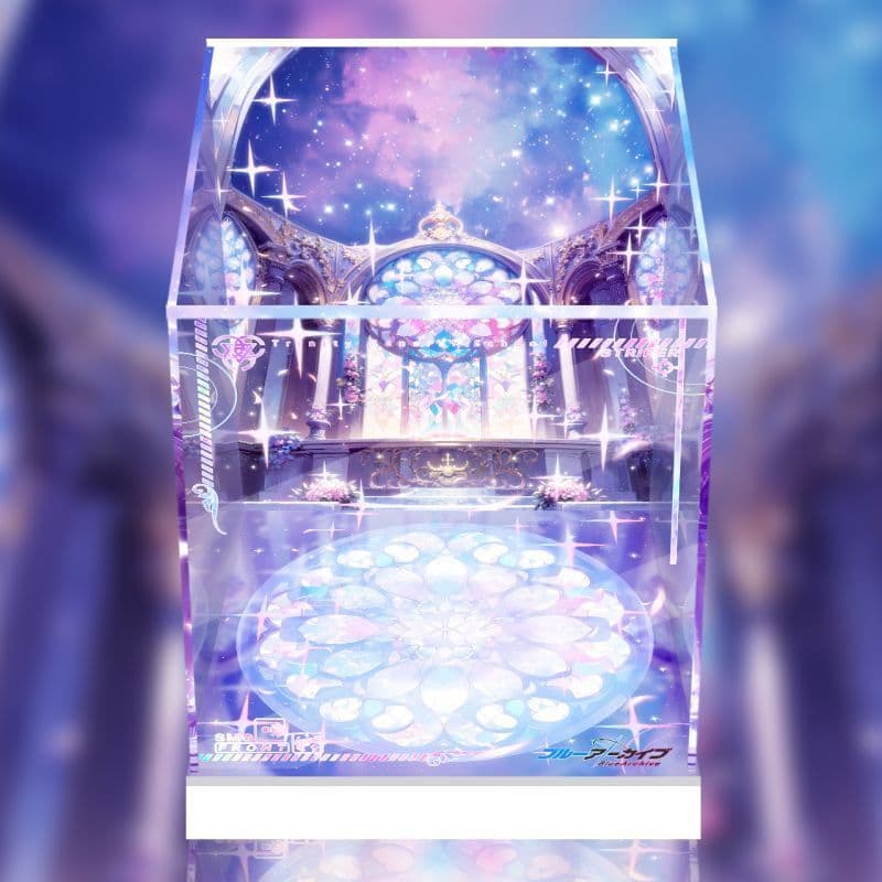 ミカ　フィギュア　専用ケース　上下ライト&背景付き　ブルーアーカイブ　ブルアカ