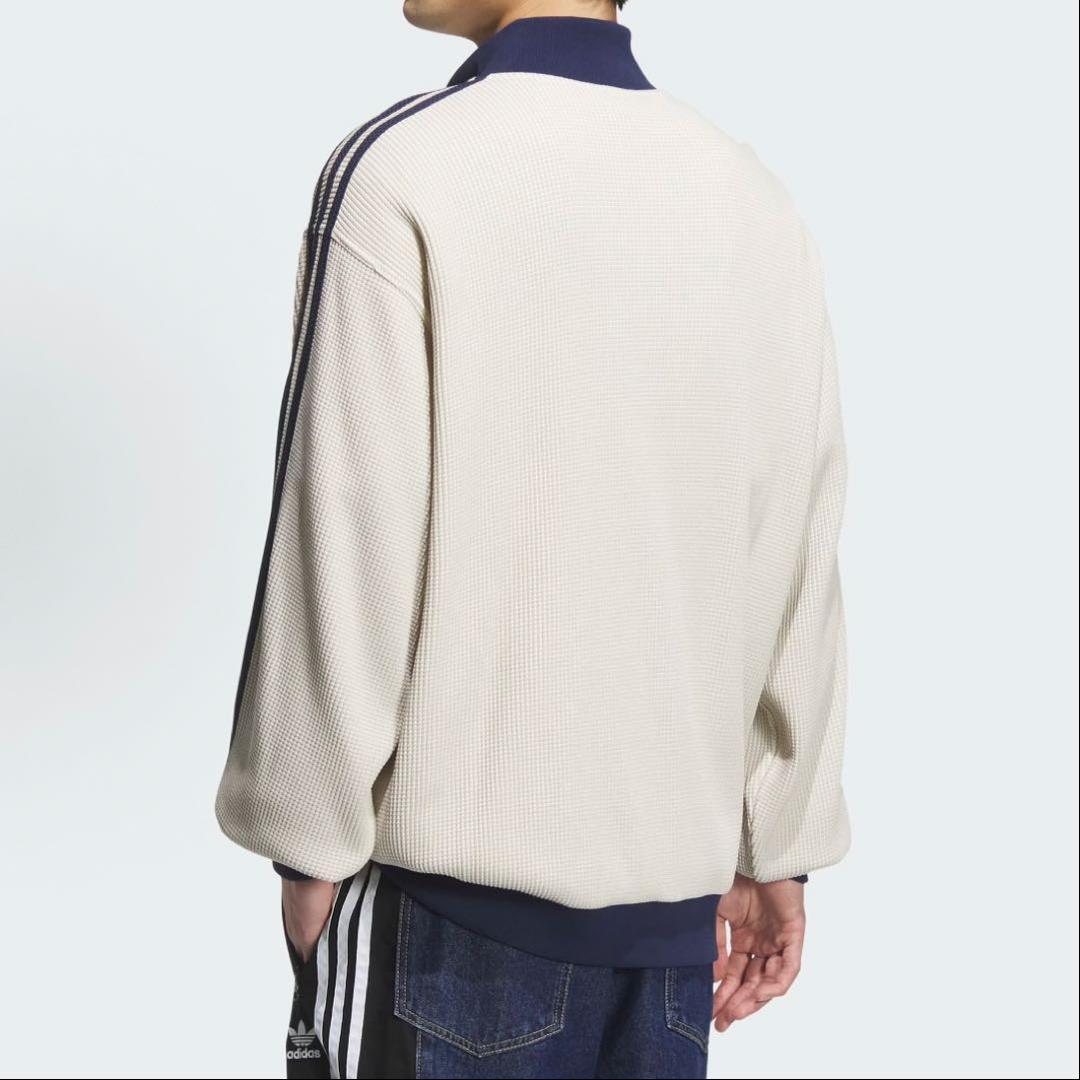新品M adidas ニット トラックトップ ワッフル KC2618