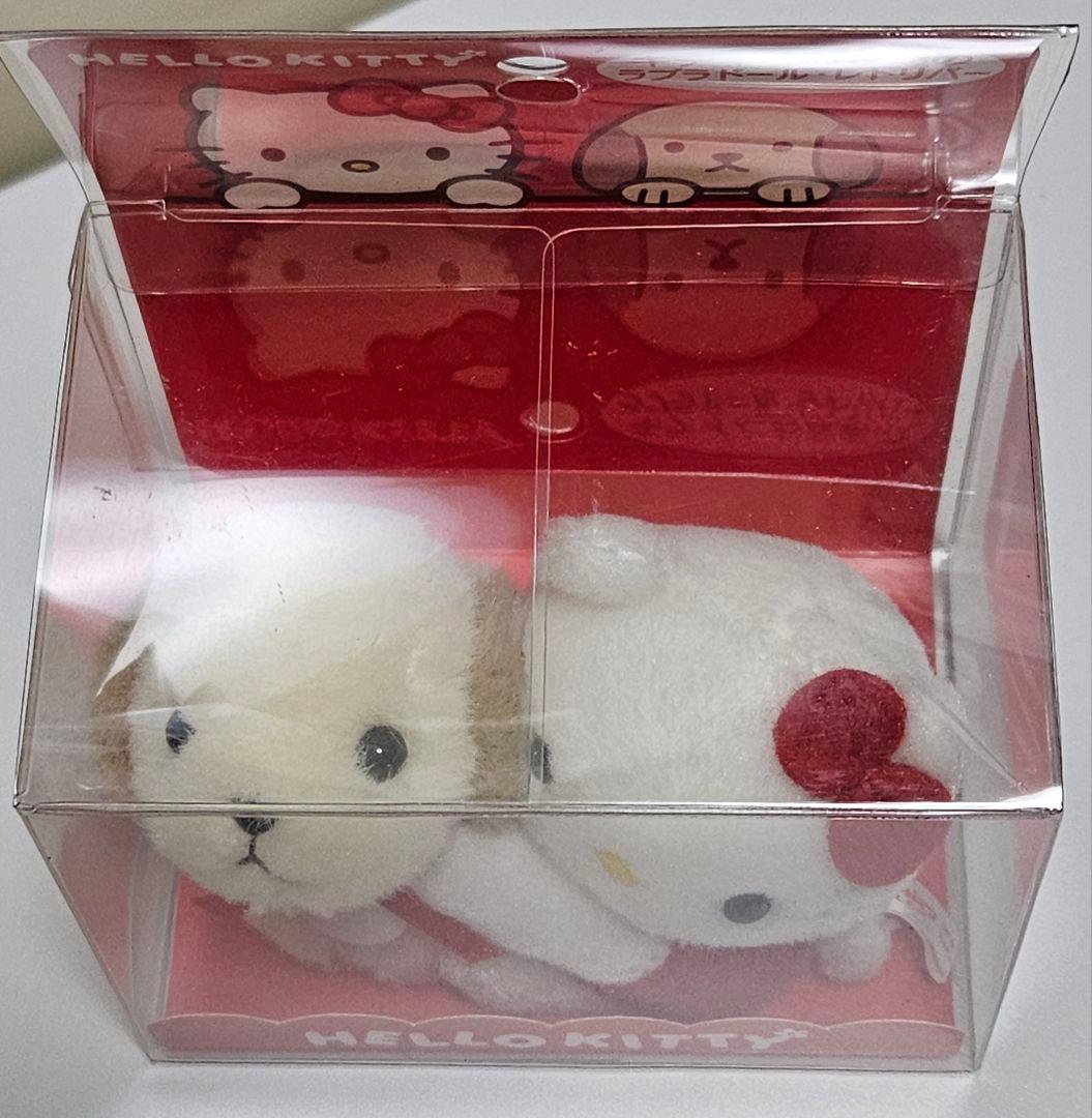 ハローキティ　ラブラドールレトリバー　ぬいぐるみ　箱付き
